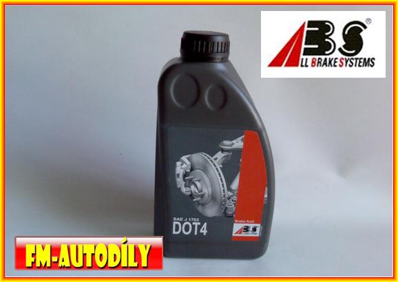 Brzdová kapalina DOT 4 typ SAE J 1703 1L ABS