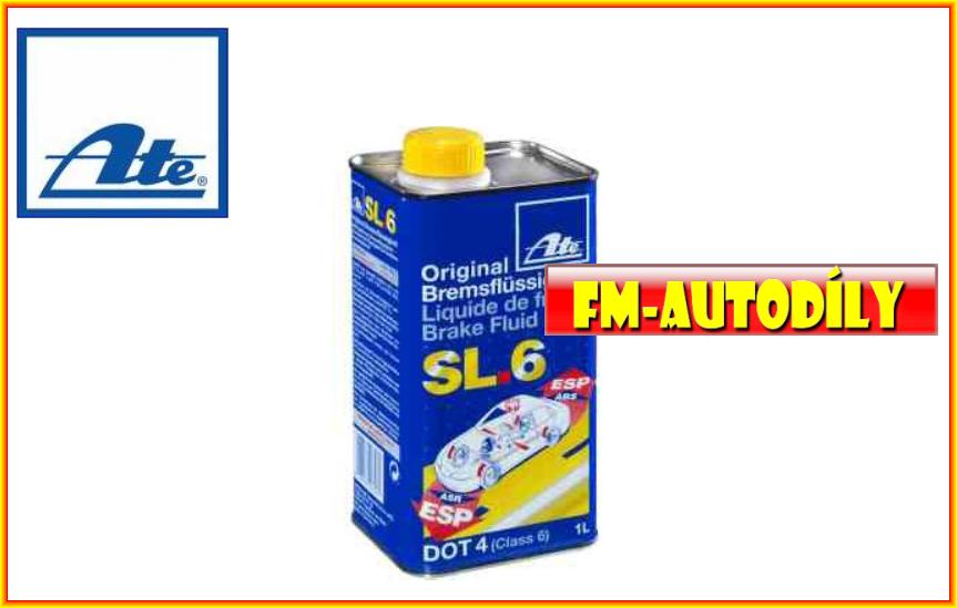Brzdová kapalina DOT 4 typ SL6 1L ATE Nissan Atleon Cabstar Trade Renault Maxity