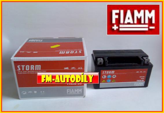 Motobaterie FIAMM 12V 6,5Ah typ FTX7A-BS náhrada za KOYO YTX7-ABS