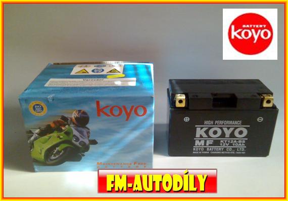 Motobaterie KOYO 12V 10Ah typ KT12A-BS