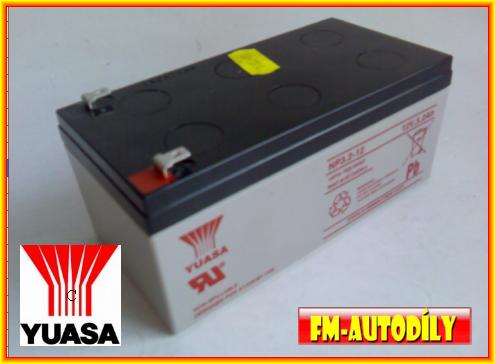 Baterie pro záložní zdroj YUASA NP3.2-12 FIAMM FG20301 12V 3.2 Ah