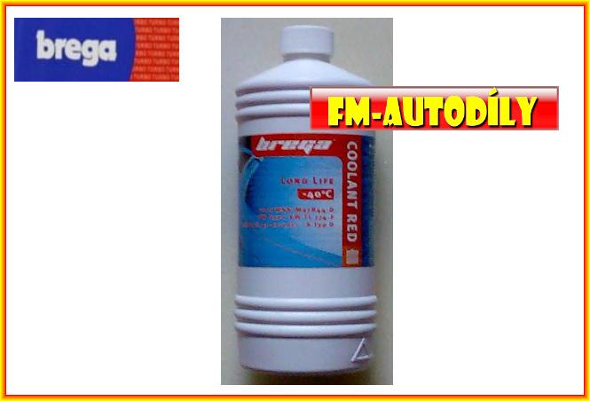 ANTIFREEZE chladící kapalina RED 1L BREGA