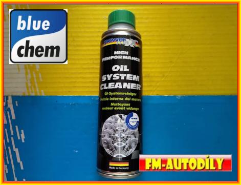 BLUE CHEM 018 Oil System Cleaner 300ml regenerační výplach karbonu u olejové části motoru