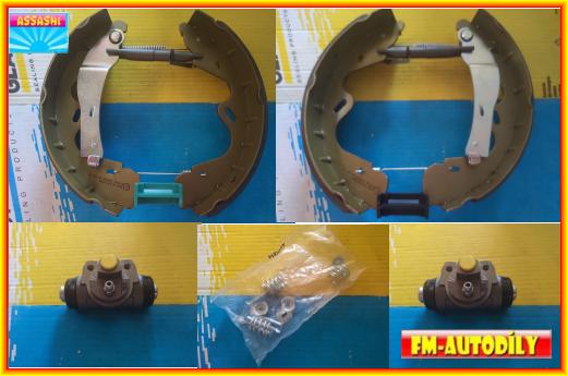 Brzdové čelisti 0012 Super kit ASSASHI Nissan Cabstar E 2004 až 2006