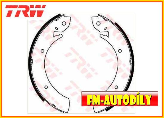 Brzdové čelisti 0100 TRW Ssangyong Korando Musso