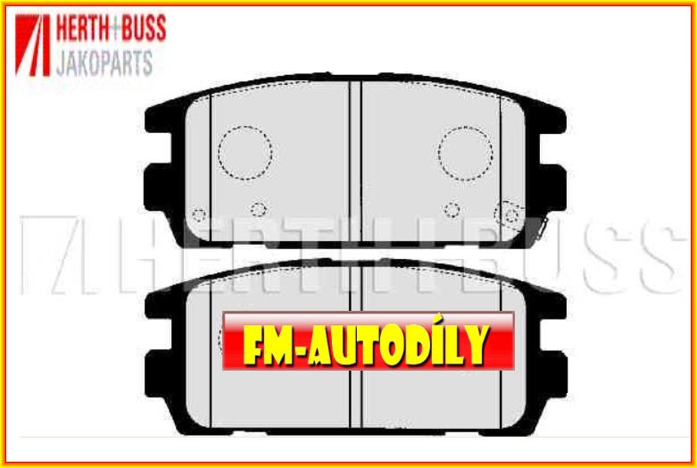 Brzdové destičky 0015 HERTH BUSS