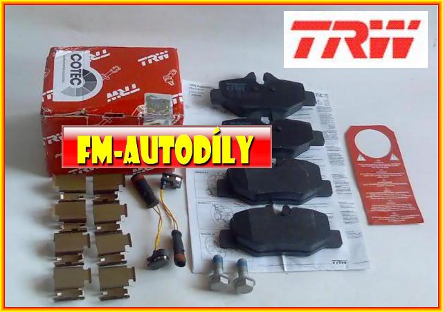 Brzdové destičky 0020 TRW Mercedes Vito Viano