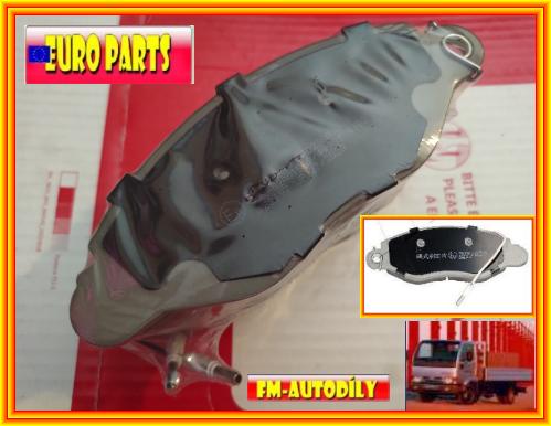 Brzdový třmen destičky 0031 0032 EUROPARTS Nissan Cabstar E 1998 až 2003