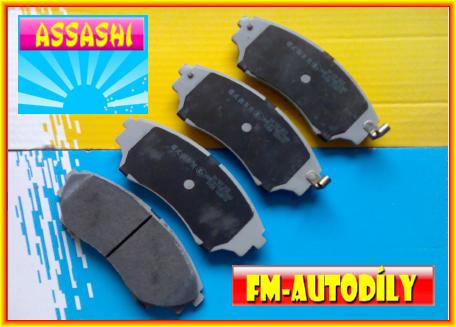 Brzdové destičky 0036 ASSASHI Ford Ranger 2002 až 2009