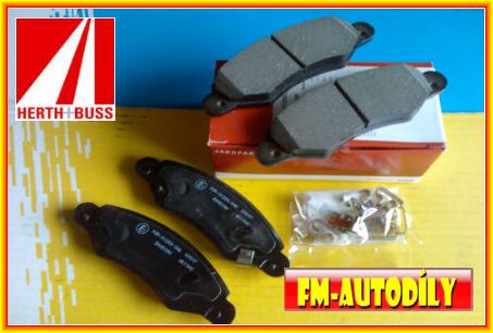 Brzdové destičky 0043 HB Suzuki Ignis II Wagon R plus od 2003