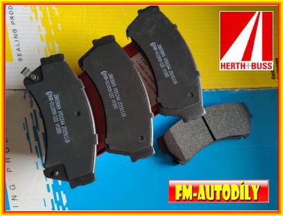 Brzdové destičky 0047 HB Mazda 6 II série GH 2007 až 2014