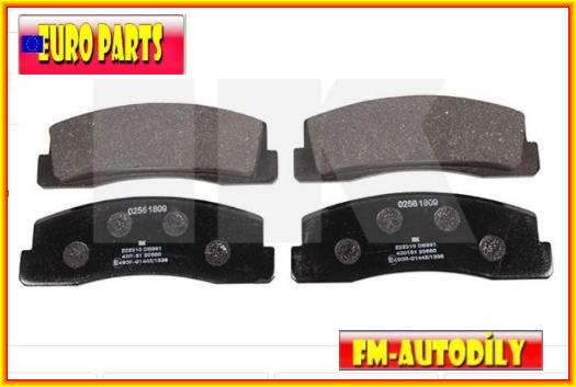 Brzdové destičky 0049 EUROPARTS Lada Niva