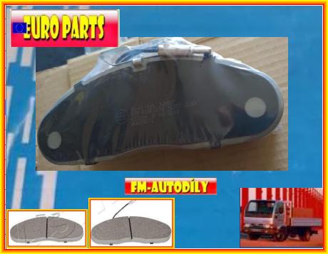 Brzdový třmen destičky 0022 0023 EIROPARTS Nissan Atleon Cabstar E Ebro Trade systém BENDIX