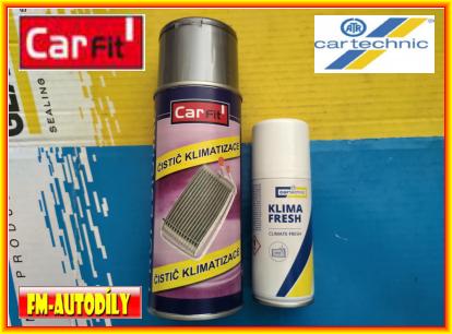 Sada dezinfekce výparníku a interieru klimatizace PROFESIONAL 400 ml CARFIT CARTECHNIK