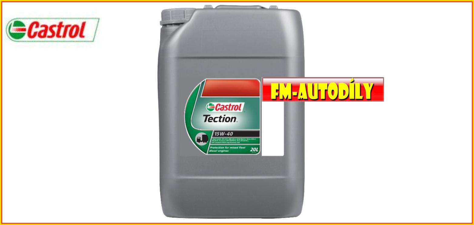 Olej CASTROL Tection 15W40 20L