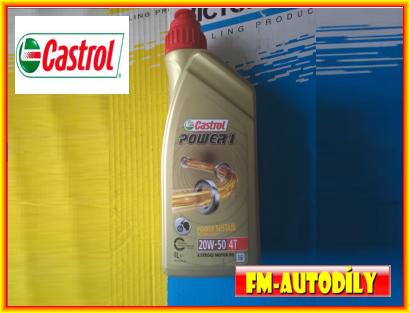 Olej 20w50 Power1 4T CASTROL 1L náhrada za olej ActEvo moto BMW