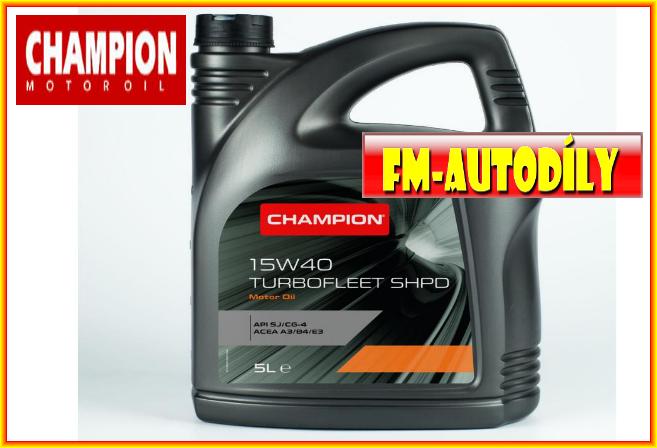 Olej 15W40 Diesel 5L CHAMPION TurboFleet SHPD