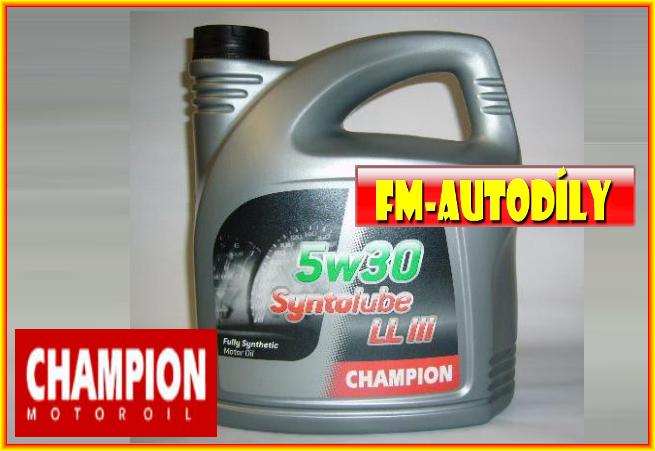 Olej 5W30 LL III 5L CHAMPION Audi Seat Škoda VW BMW Mercedes