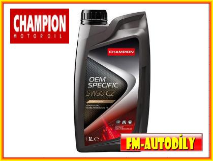 Olej 5W30 1L CHAMPION specifikace C2 Peugeot Citroen B71.2270