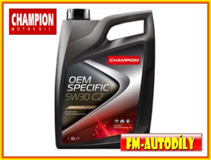 Olej 5W30 5L CHAMPION specifikace C2 Peugeot Citroen B71.2270