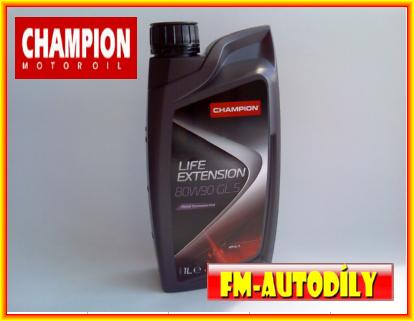 Olej 80W90 1L CHAMPION GL5  Man342N MIL-L-2105 C D