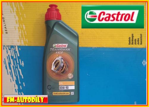 Olej 80W90 1L CASTROL EPX Axle New moto BMW GL-5 pro kardanový převod a diferenciál