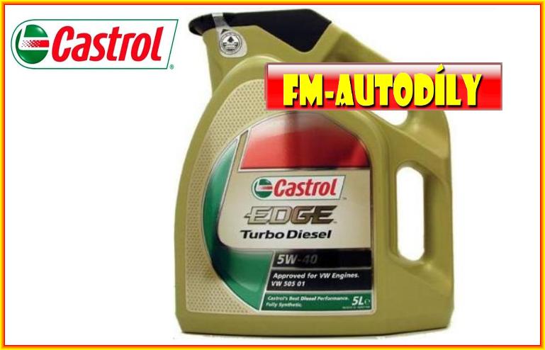 Olej CASTROL EDGE 5W40 Turbo Diesel 5L