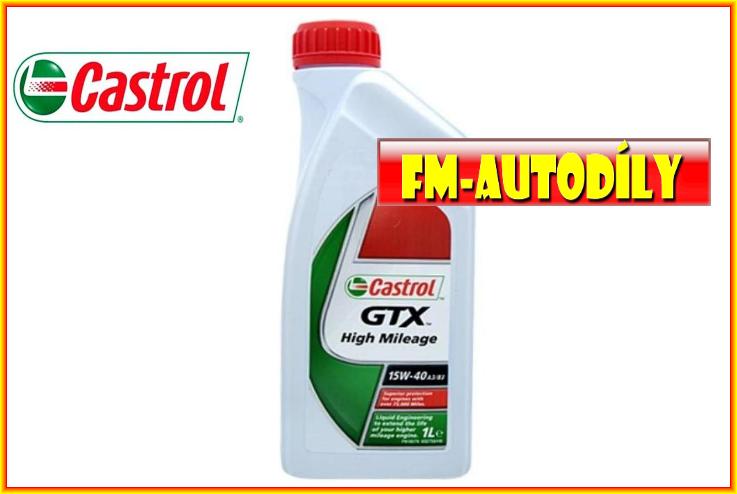 Olej CASTROL GTX High Mileage 15W40 1L