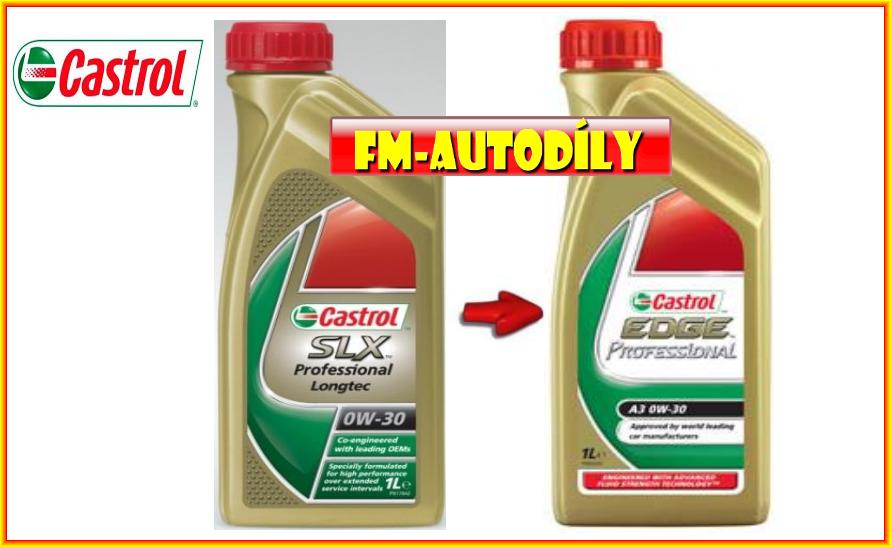 Olej CASTROL SLX Prof A3 0W30 1L New EDGE Professional A3 0W30