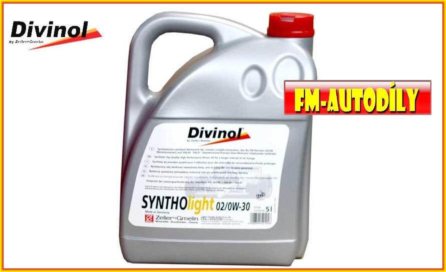 Olej 0W30 5L Syntho Light 02 DIVINOL