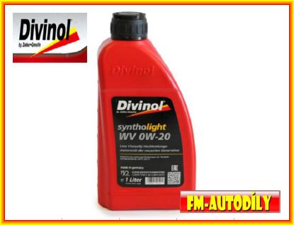 Olej 0W20 1L DIVINOL WV SynthoLight Audi Seat Škoda  VW 50800 50900