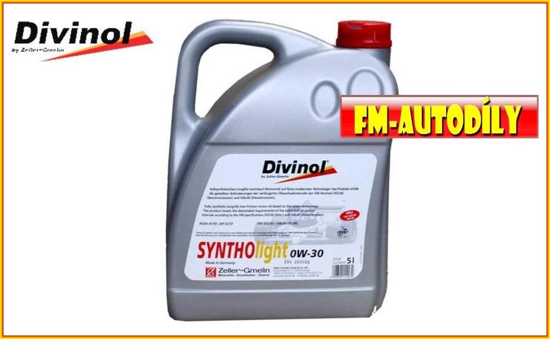 Olej 0W30 CC 5L Syntho Light DIVINOL