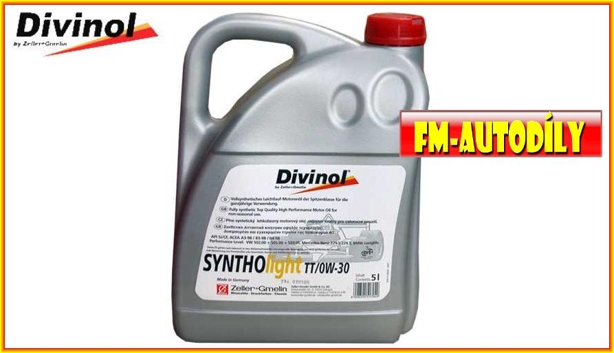 Olej 0W30 5L Syntho Light TT DIVINOL