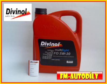 Olej 5W30 5L Multi Light FORD DIVINOL + ZDARMA štítek na výměnu