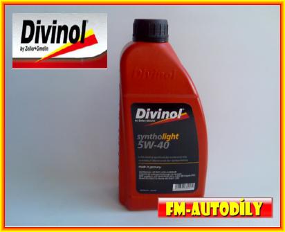 Olej 5W40 1L Syntho Light DIVINOL