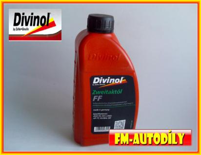 Olej Zweitaktol FF 1L DIVINOL 2T olej do benzínu pro dvoutaktní motorky Trabantů Wartburgy