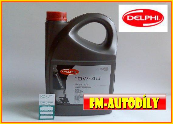 Olej 10W40 4L DELPHI + ZDARMA štítek na výměnu