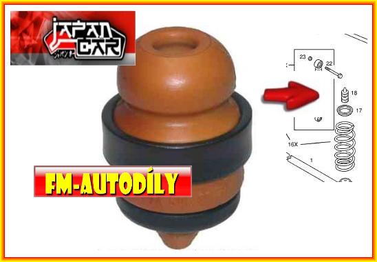 Doraz tlumiče pérování 0006 JAPANCAR Opel Agila Suzuki Wagon R+