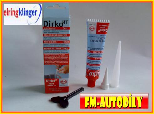 Těsnící tmel motoru 70 g ELRING Dirko HT pro ventilové víko olejovou vanu sání víka motoru