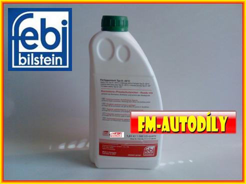 ANTIFREEZE chladící kapalina GREEN YELLOW 1,5L FEBI Honda Renault