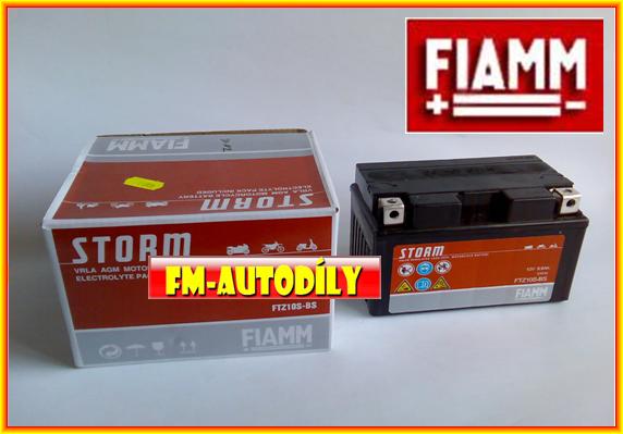 Motobaterie FIAMM 12V 8,6Ah typ KTZ10S FTZ10S-BS