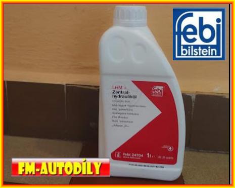 Hydraulický olej LHM+ Plus new 1L FEBI pro brzdový systém a koule pérování Ciitroen BX Xantia XM