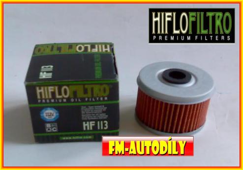 Olejový filtr HF 113 HIFLO FILTRO Honda