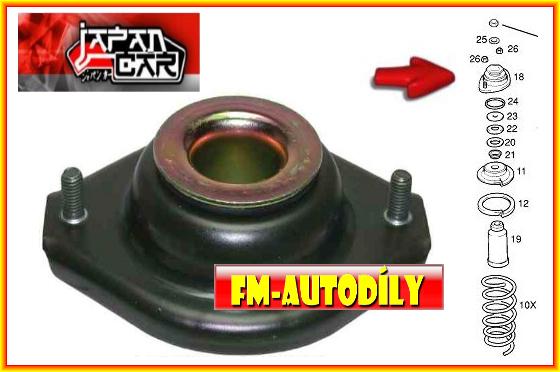 Horní uložení tlumiče pérování 0011 JAPANCAR Opel Agila Suzuki Wagon R+