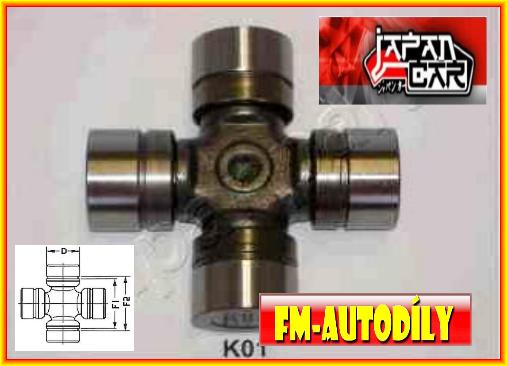 Kříž kardanu 32 x 92 mm JAPANCAR Hyundai iX35 Kia Pregio Sorento