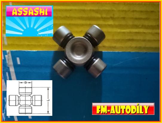 Kříž sloupku řízení 15 x 16 x 48 mm ASSASHI Nissan Atleon od 1998