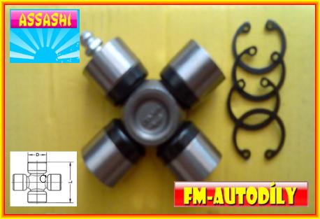 Kříž kardanu 20 x 57,2 mm ASSASHI Fiat Sedici