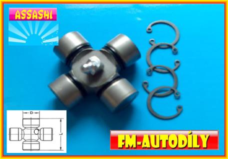 Kříž kardanu 22 x 57,7 mm ASSASHI Fiat Sedici