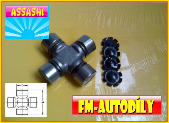 Kříž kardanu 22 x 61,2 mm ASSASHI Suzuki Ignis Swift 4WD