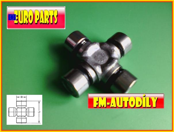 Kříž kardanu 24 x 62 mm EUROPARTS BMW Opel Frontera Omega A B Nissan X-Trail